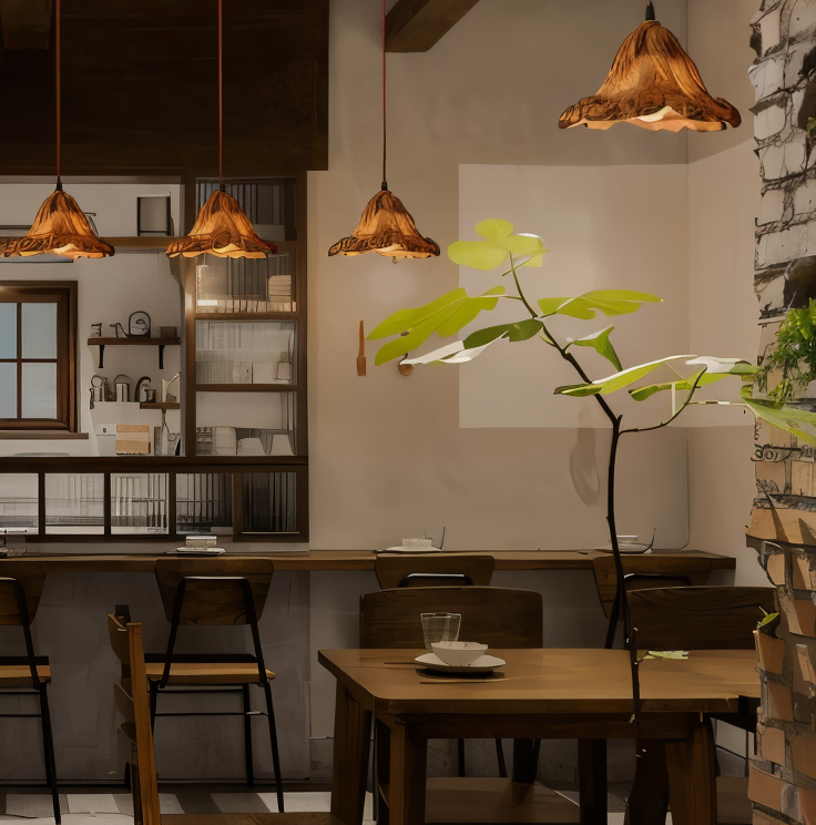 CinderFlow Lava Resin Pendant Light With Volcanic Texture