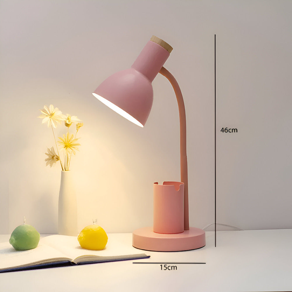 Norelle Modern LED Desk Lamp With Integrated Pen Holder