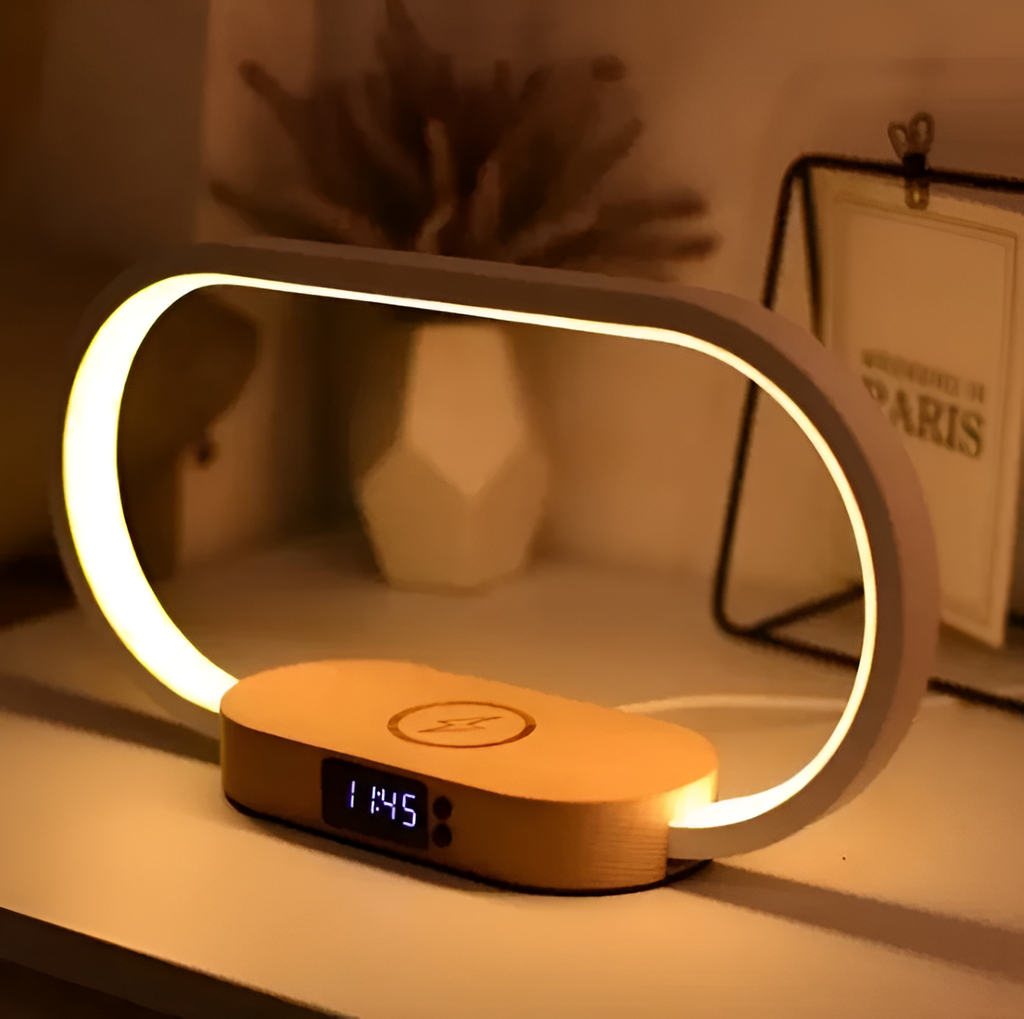 Lumora | Multi-Use Night Lamp With Charger & Digital Clock