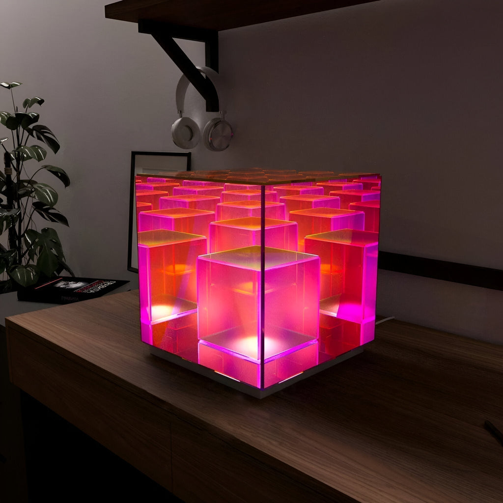 Lunori 3D Optical Illusion Table Lamp for Ambient Light