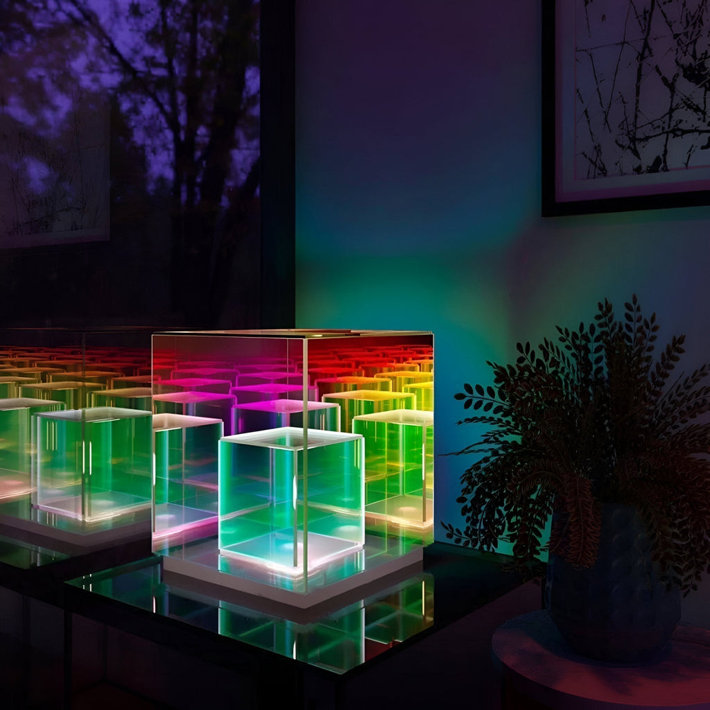 Lunori 3D Optical Illusion Table Lamp for Ambient Light