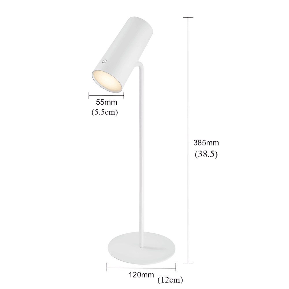 Evara Adjustable Minimalist LED Desk Lamp, Dimmable