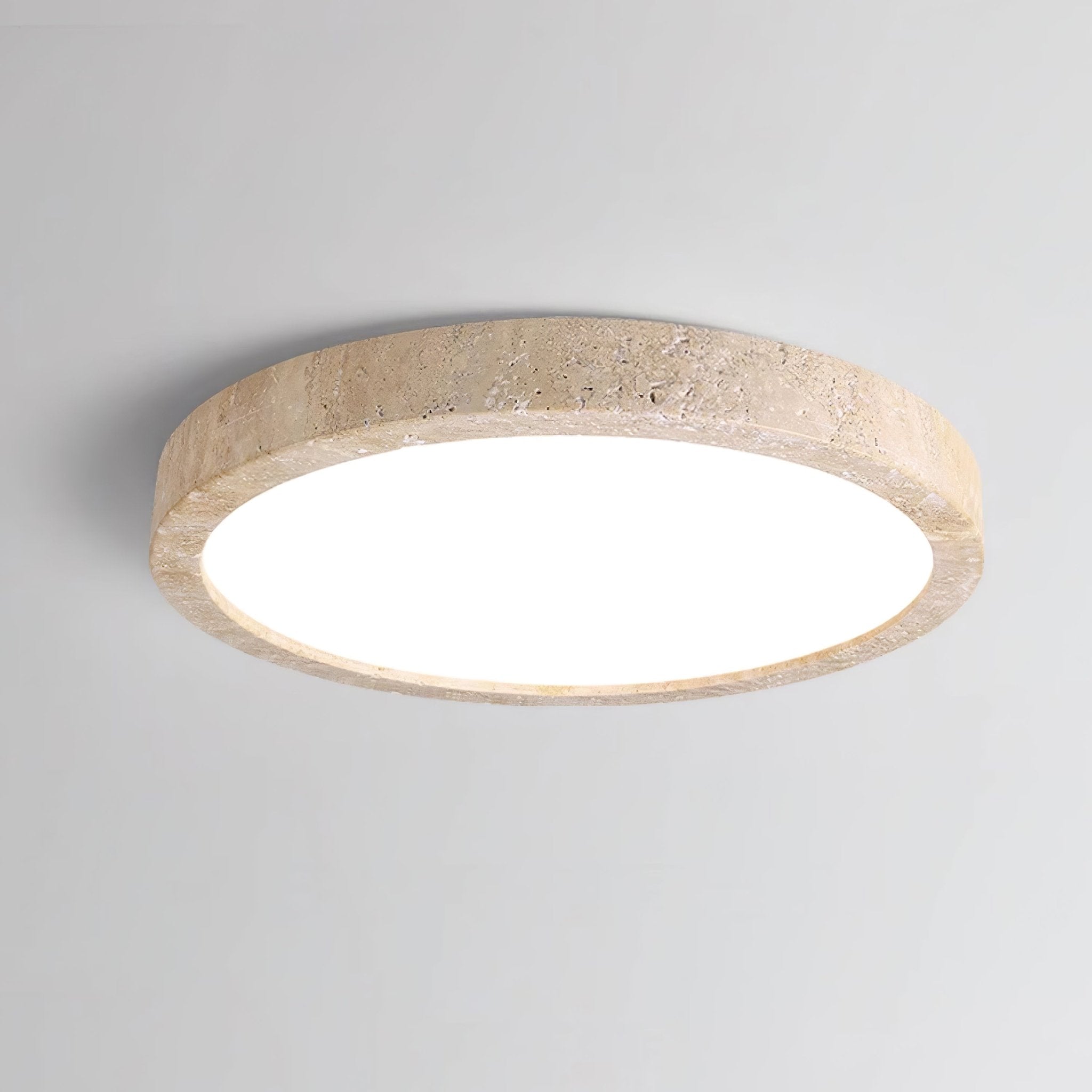 Artalor Minimalist Travertine Ceiling Light | ventumra