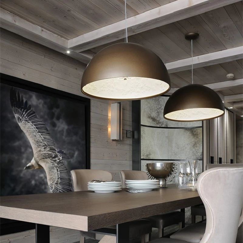 Novaro LED Pendant Lamp Minimalist Italian Resin And Glass