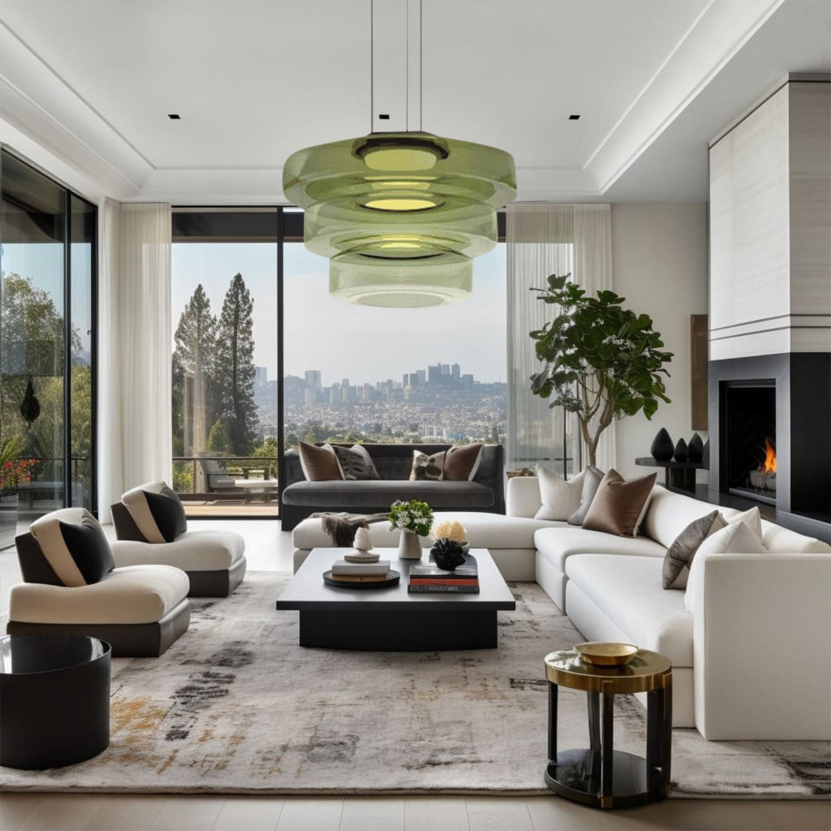 Lysfjord Glass Pendant Light With Soft Ambient Glow LED