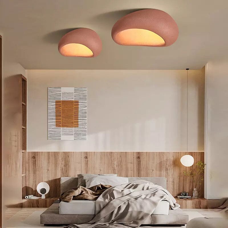 Wabi Sabi Ceiling Lamp Inspired by Japanese Aesthetics