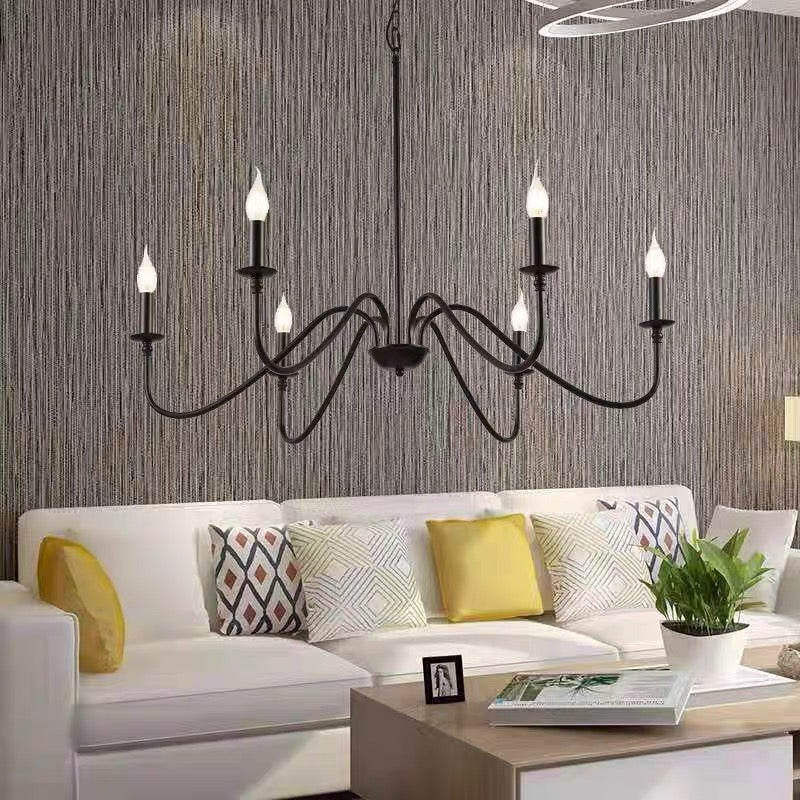 Orix Retro Vintage Candle Metal Chandelier | ventumra