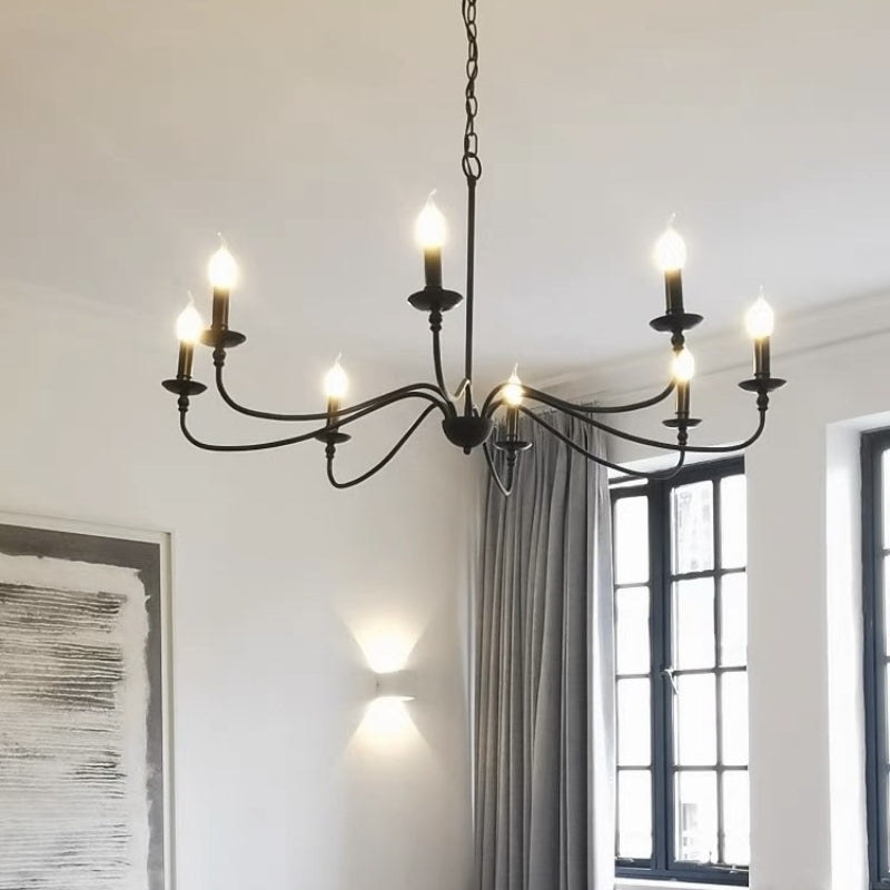 Orix Retro Vintage Candle Metal Chandelier | ventumra