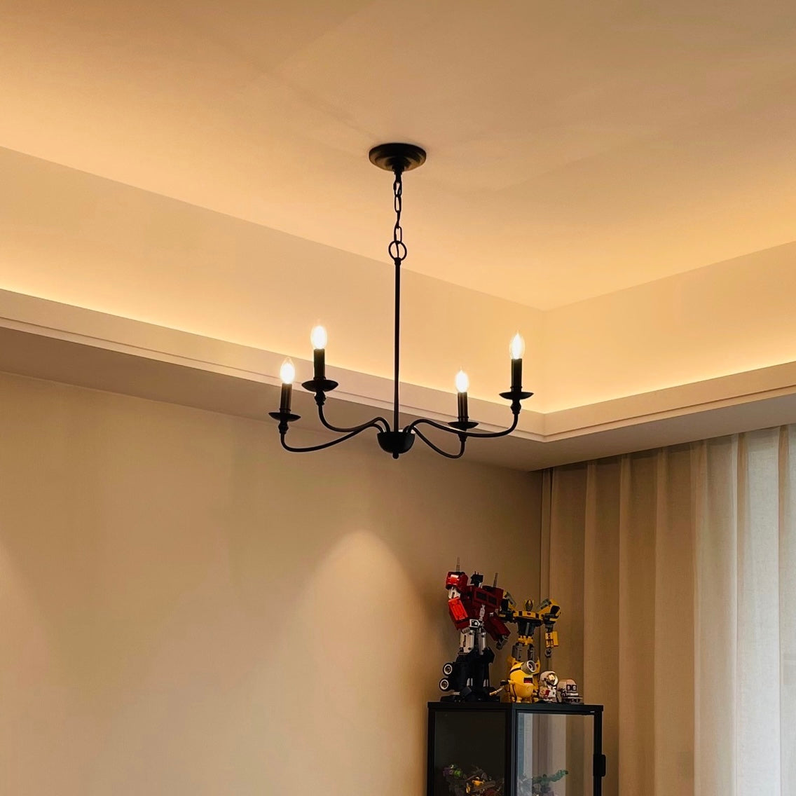Orix Retro Vintage Candle Metal Chandelier | ventumra