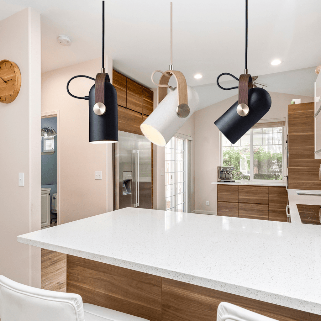 NovaLume Rotatable Pendant Lights With Adjustable Metal Spotlights