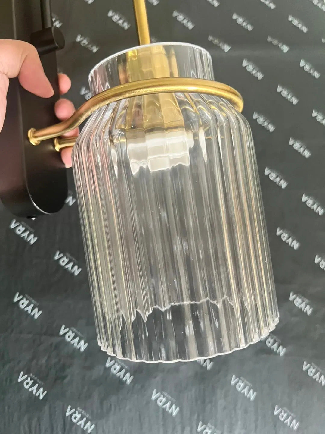 LumiNest Glass Wall Light Nordic Minimalist Lamp Design