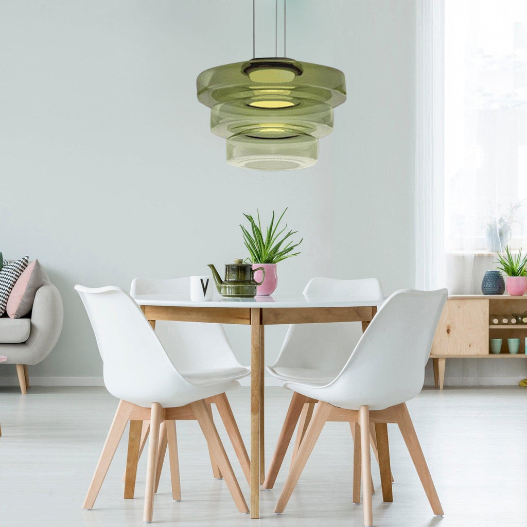 Lysfjord Glass Pendant Light With Soft Ambient Glow LED