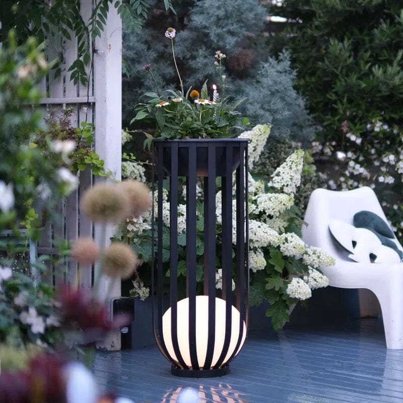 SylvaGlow | Waterproof Solar Flower Pot Lamp for Outdoors
