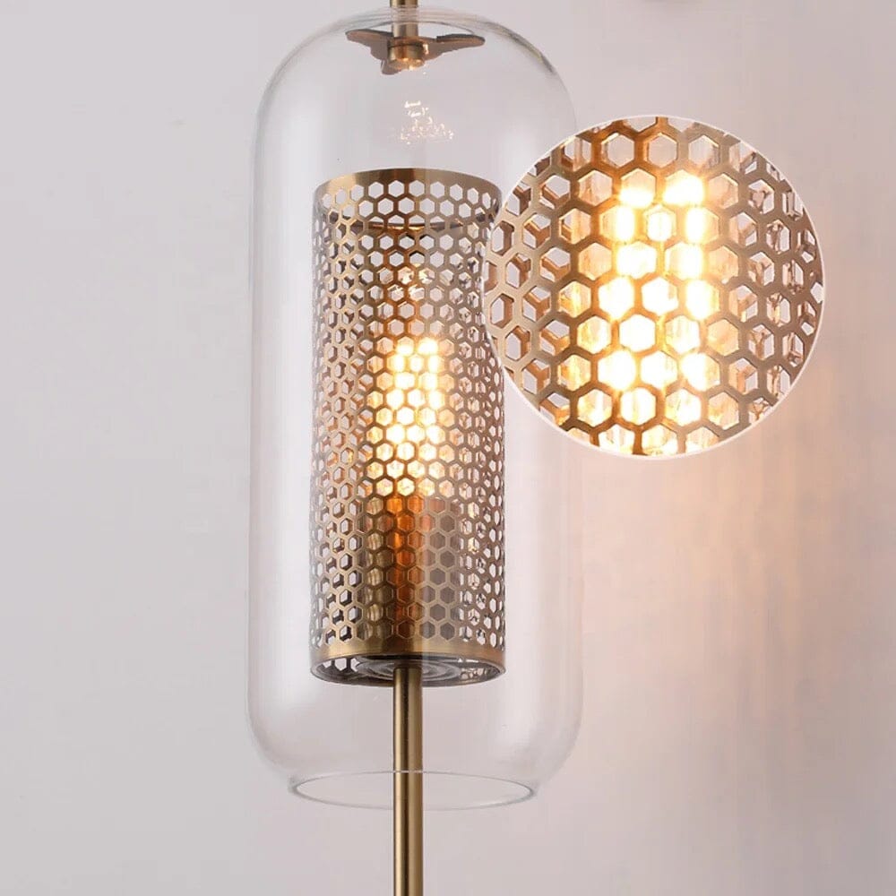 Aurelle Glass Lamp | Vintage LED Fixture For Living Rooms