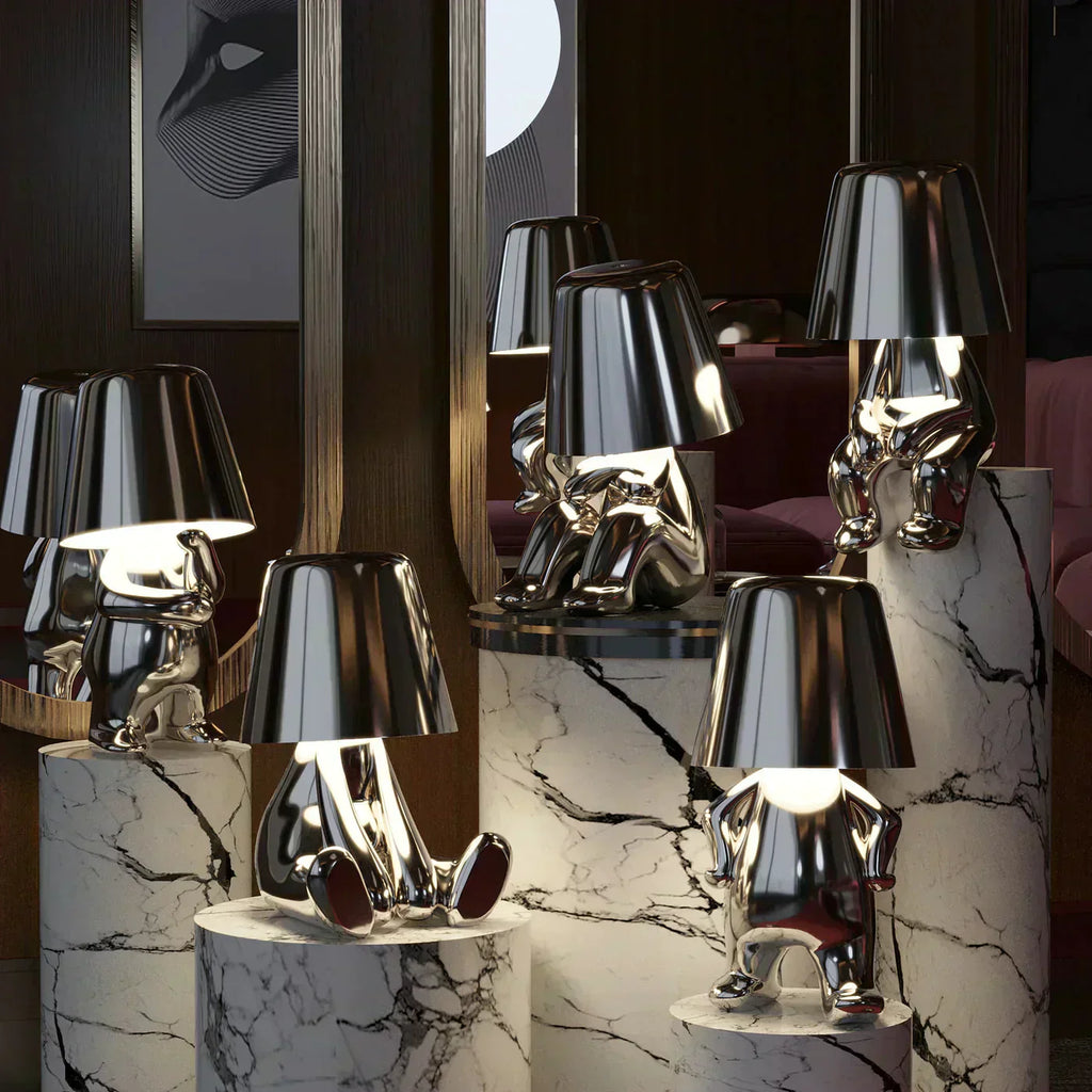 LumaCompanion Humanoid Lamp For Cozy Spaces And Creative Rooms