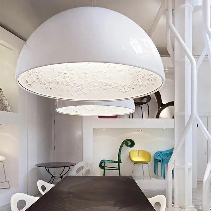 Novaro LED Pendant Lamp Minimalist Italian Resin And Glass