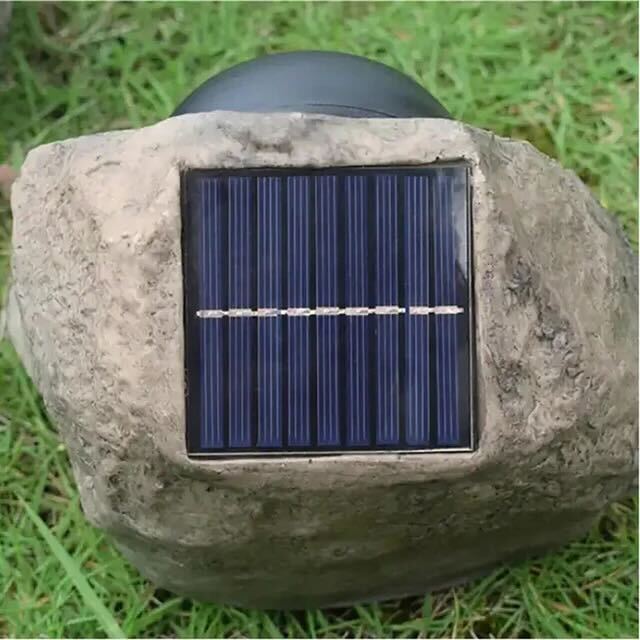 Lumenra Stone-Look Solar Garden Lamp Warm Ambient LED IP65