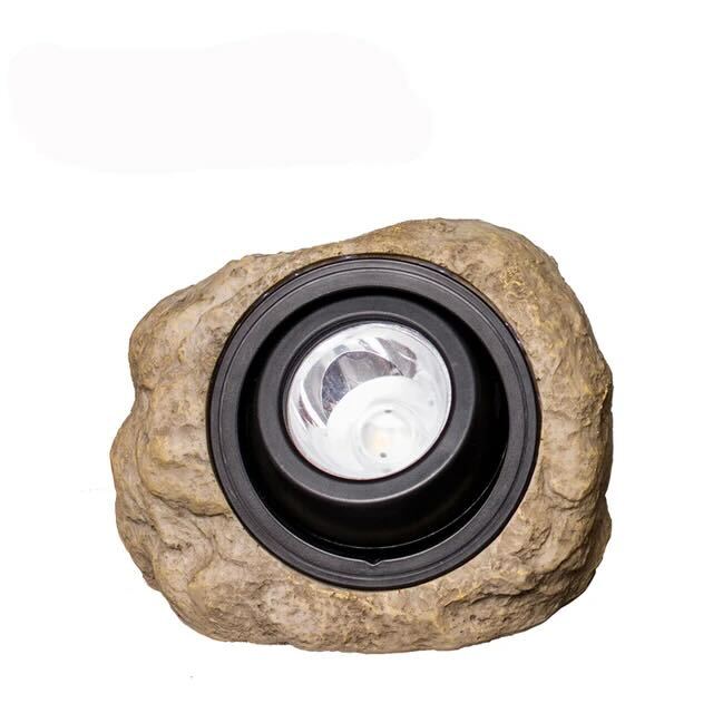 Lumenra Stone-Look Solar Garden Lamp Warm Ambient LED IP65