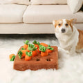 12 Carrot Plush Toys For Dogs Sniff And Seek Interactive Play Set | Ventumra