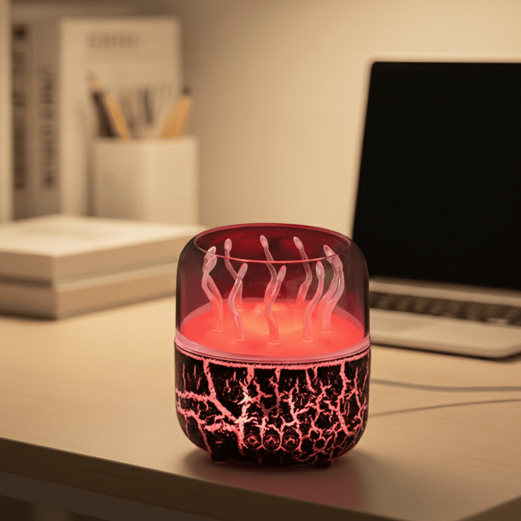 AquaGlow Jellyfish Aroma Humidifier — 280ml Tank, Timer Control