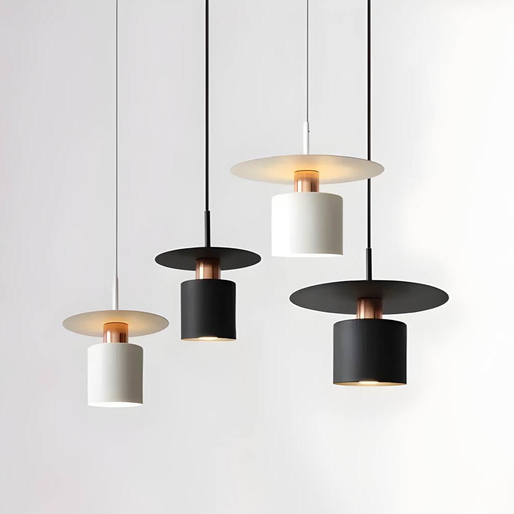 LumaNova Aluminum Pendant Light With Warm LED Ambient Glow