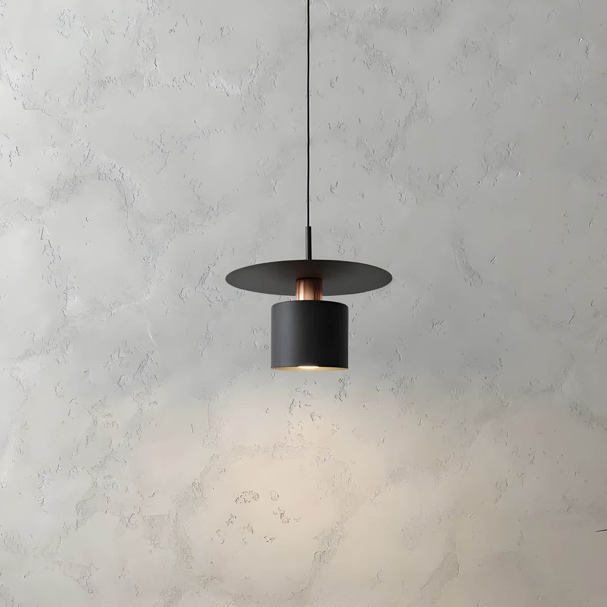 LumaNova Aluminum Pendant Light With Warm LED Ambient Glow