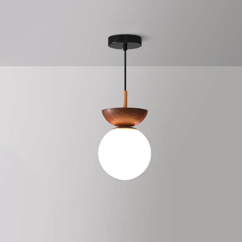 Kairo Timber Pendant Light With Adjustable LED Glow
