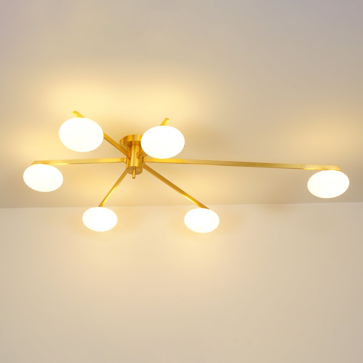 Jania Modern Glass Black Ceiling Light | ventumra