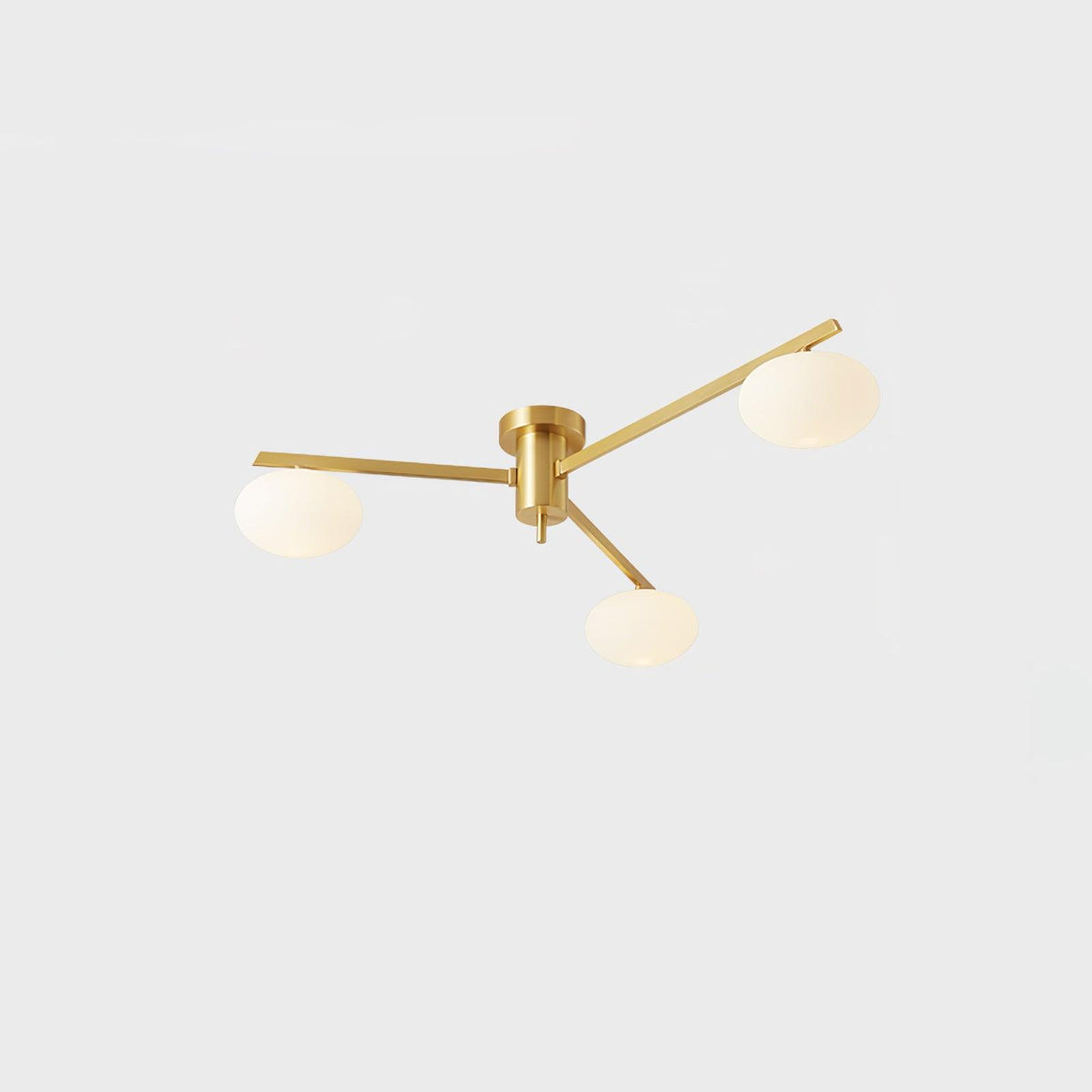 Jania Modern Glass Black Ceiling Light | ventumra