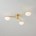Jania Modern Glass Black Ceiling Light | ventumra