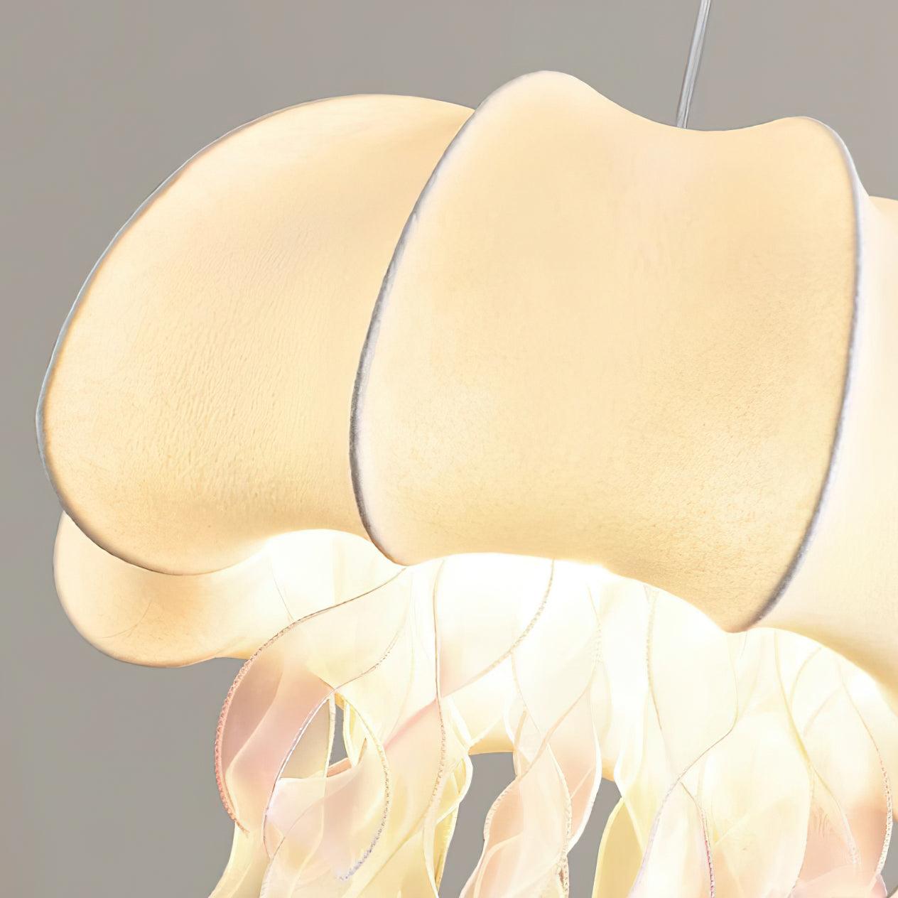 Jellyfish Pendant Light with Iridescent Ribbons | ventumra