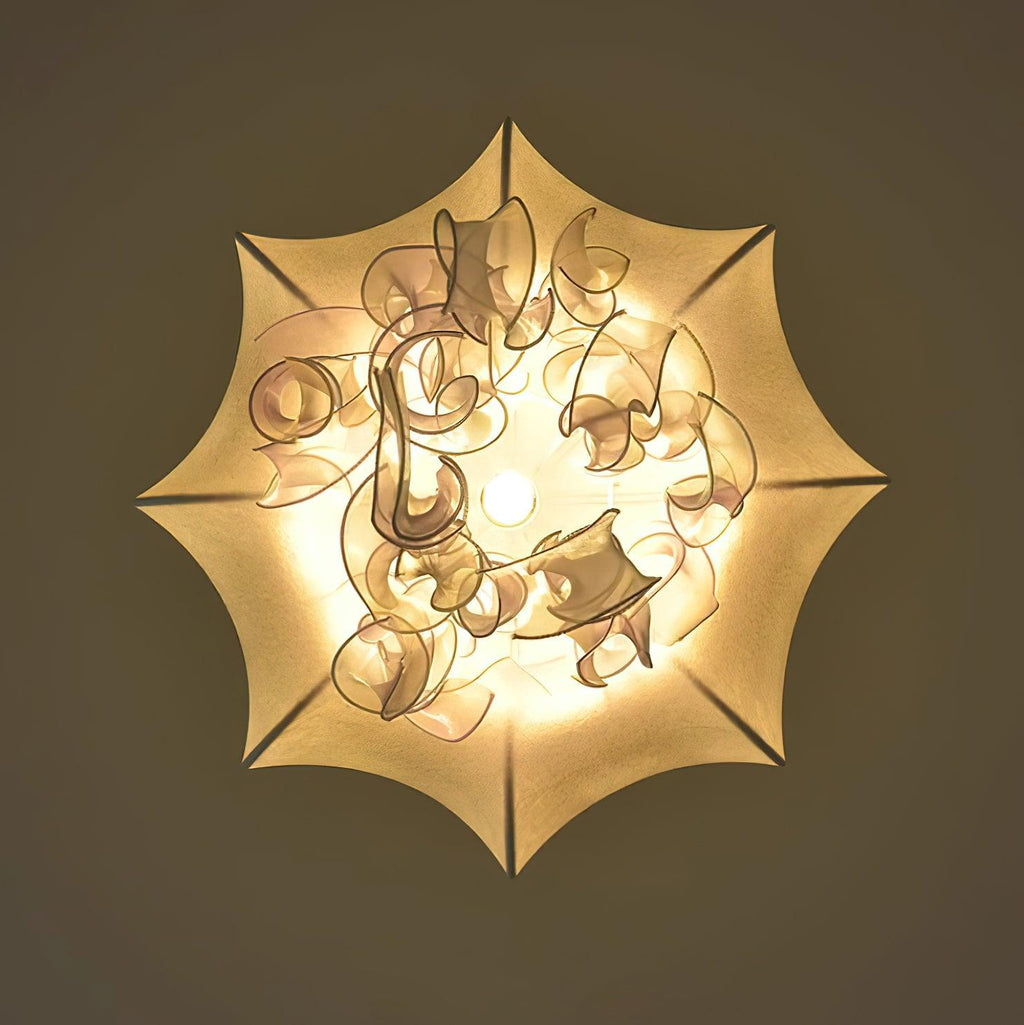 Jellyfish Pendant Light with Iridescent Ribbons | ventumra