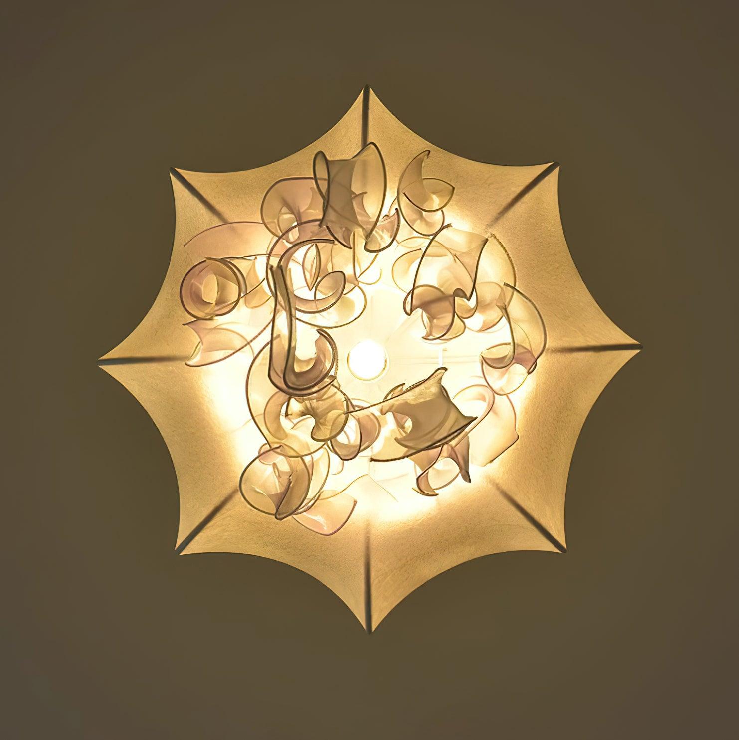 Jellyfish Pendant Light with Iridescent Ribbons | ventumra