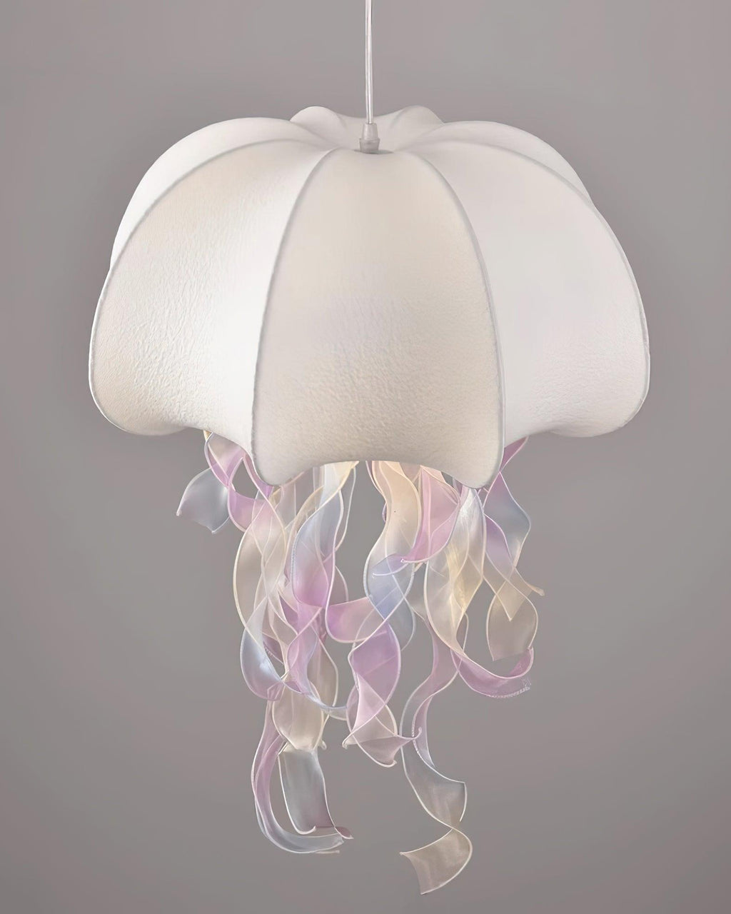 Jellyfish Pendant Light with Iridescent Ribbons | ventumra