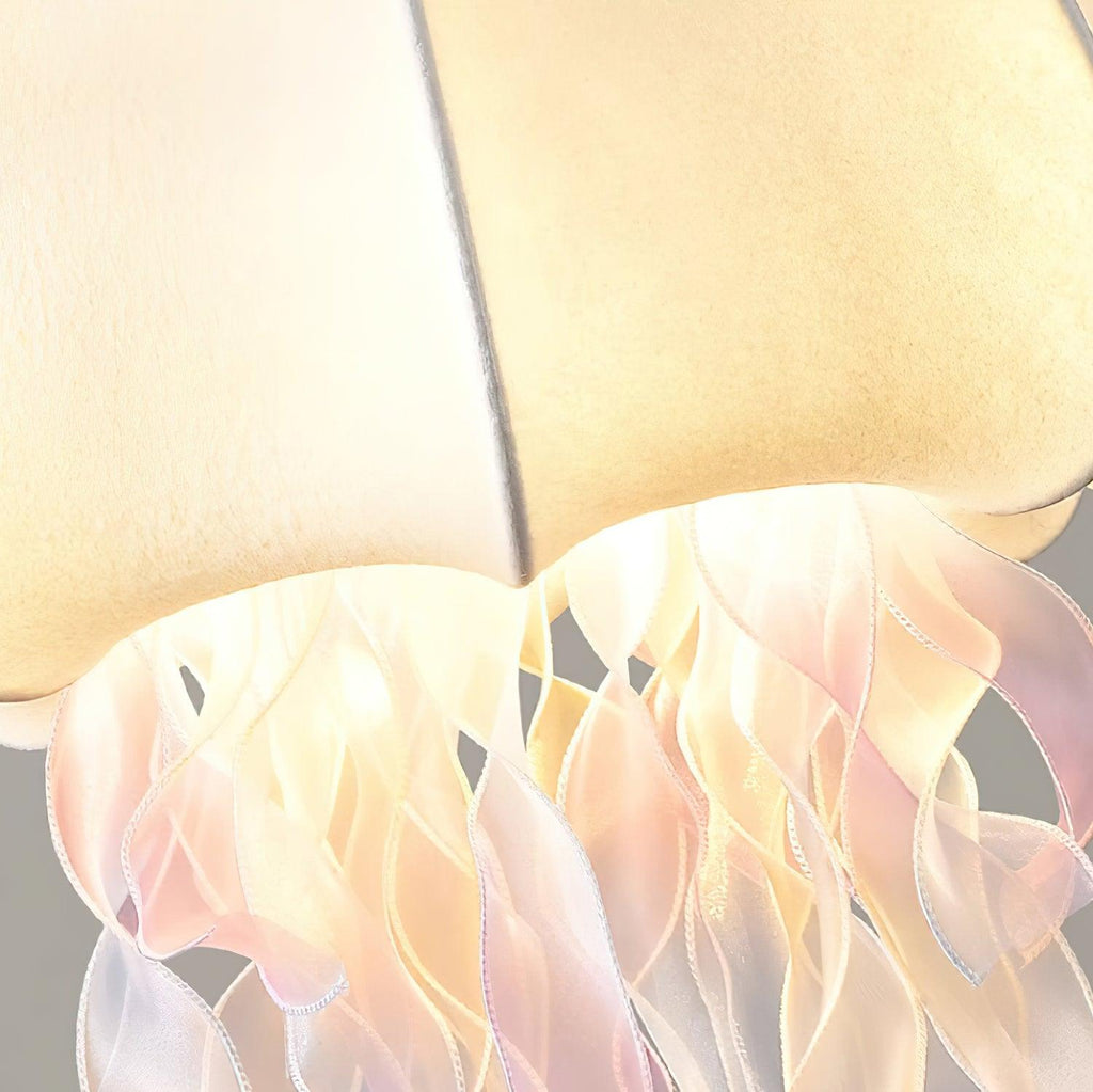 Jellyfish Pendant Light with Iridescent Ribbons | ventumra