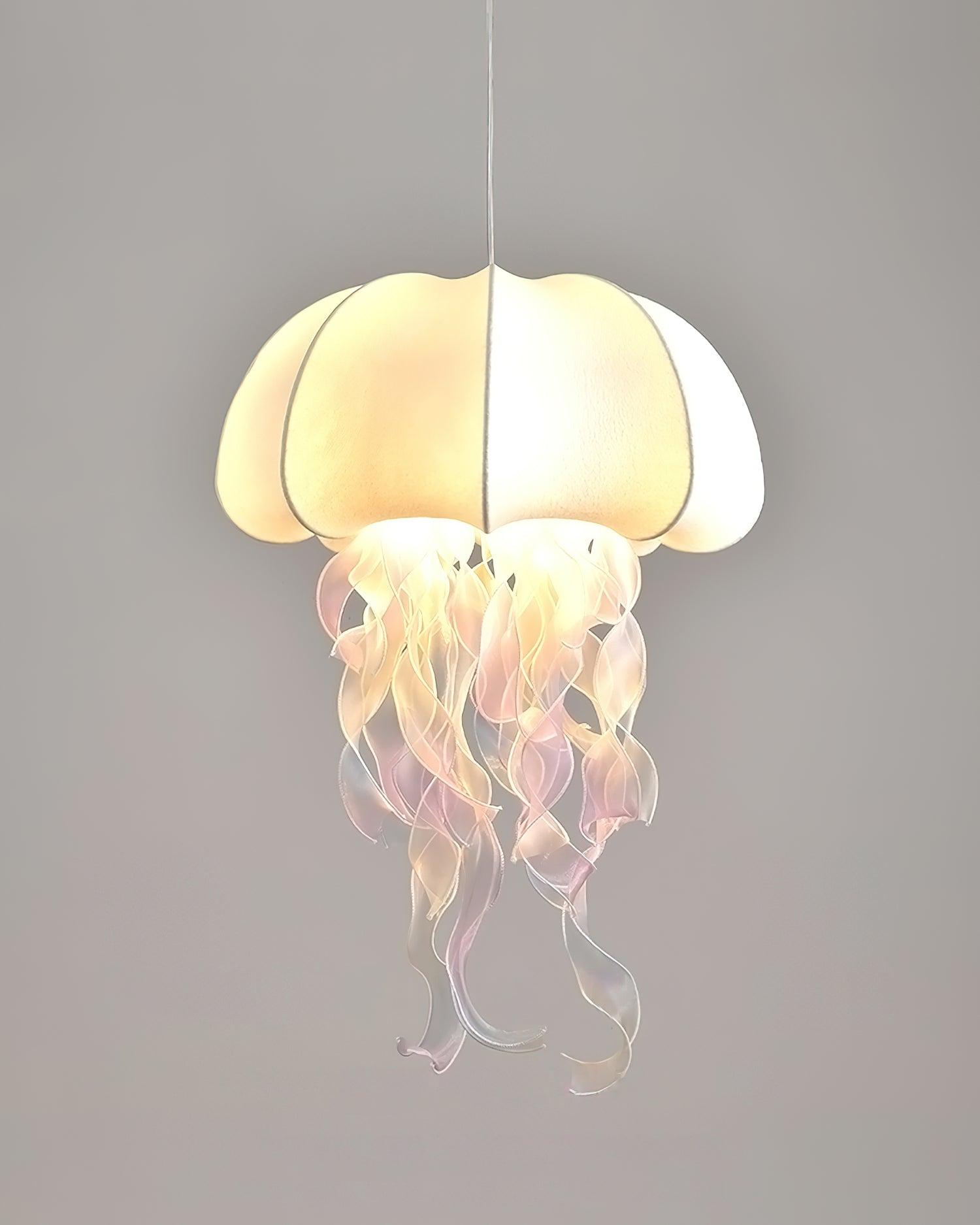 Jellyfish Pendant Light with Iridescent Ribbons | ventumra