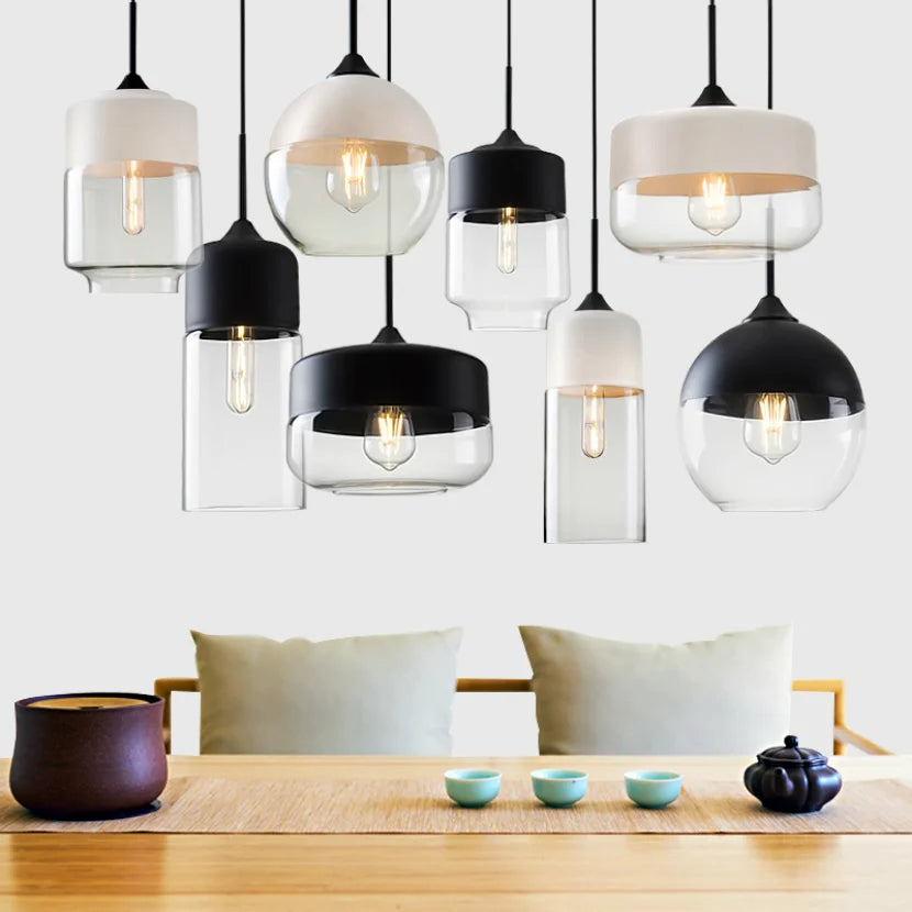 Nora | Luxe Mouth-Blown Glass Pendant With Adjustable Cable