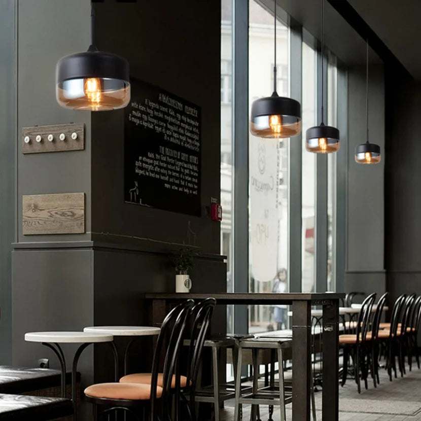 Nora | Luxe Mouth-Blown Glass Pendant With Adjustable Cable