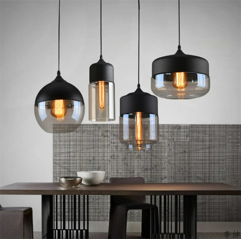 Nora | Luxe Mouth-Blown Glass Pendant With Adjustable Cable