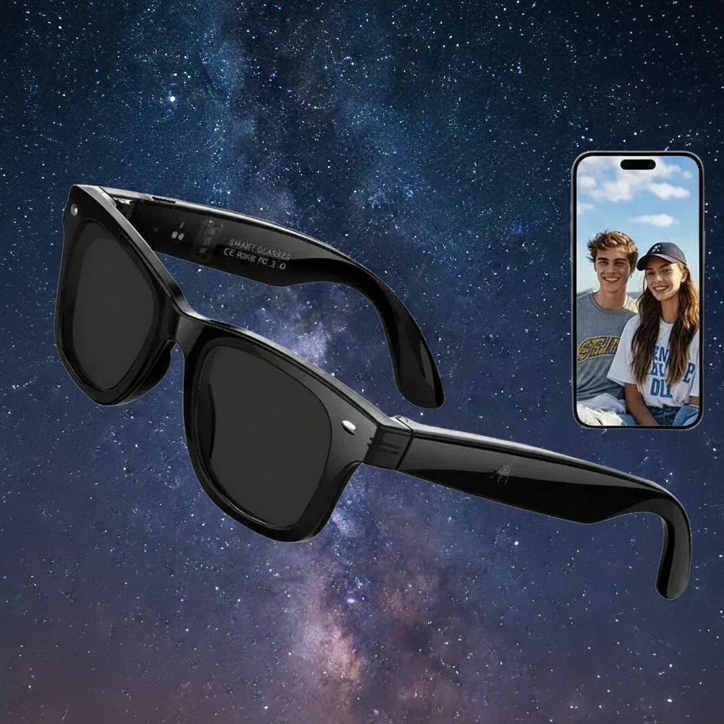 Gafas de sol fotográficas con IA AstroLens — Cámara de alta calidad y traducción de voz en tiempo real