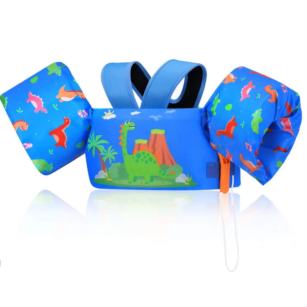 Kids Foam Vest With Arm Floats And Whistle | Ventumra