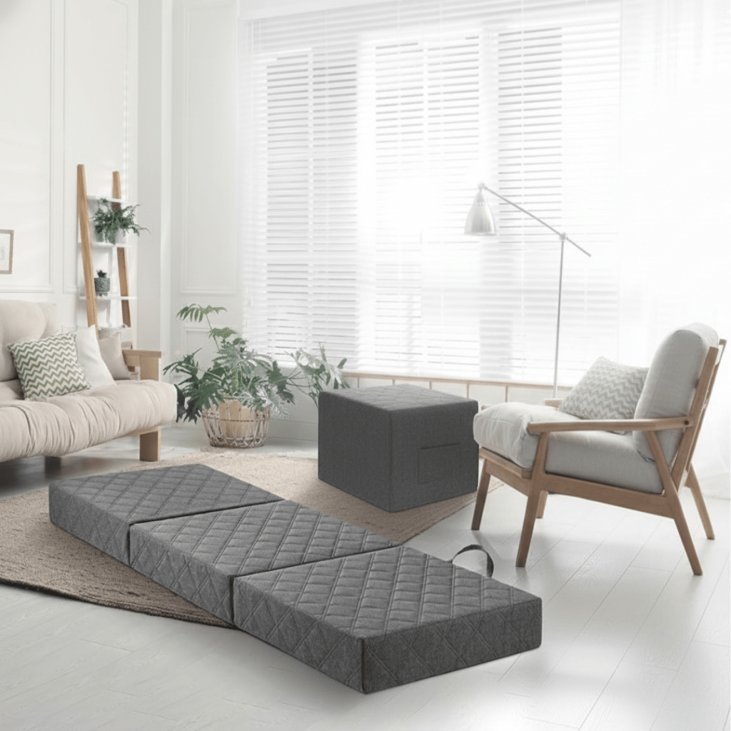 Foldable Multifunctional Mattress — Space-Saving Bed and Floor Seat