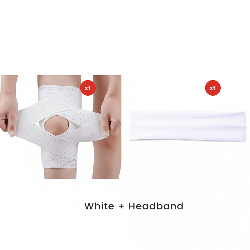FlexiKnee Adjustable Knee Brace — Breathable Open Patella Support
