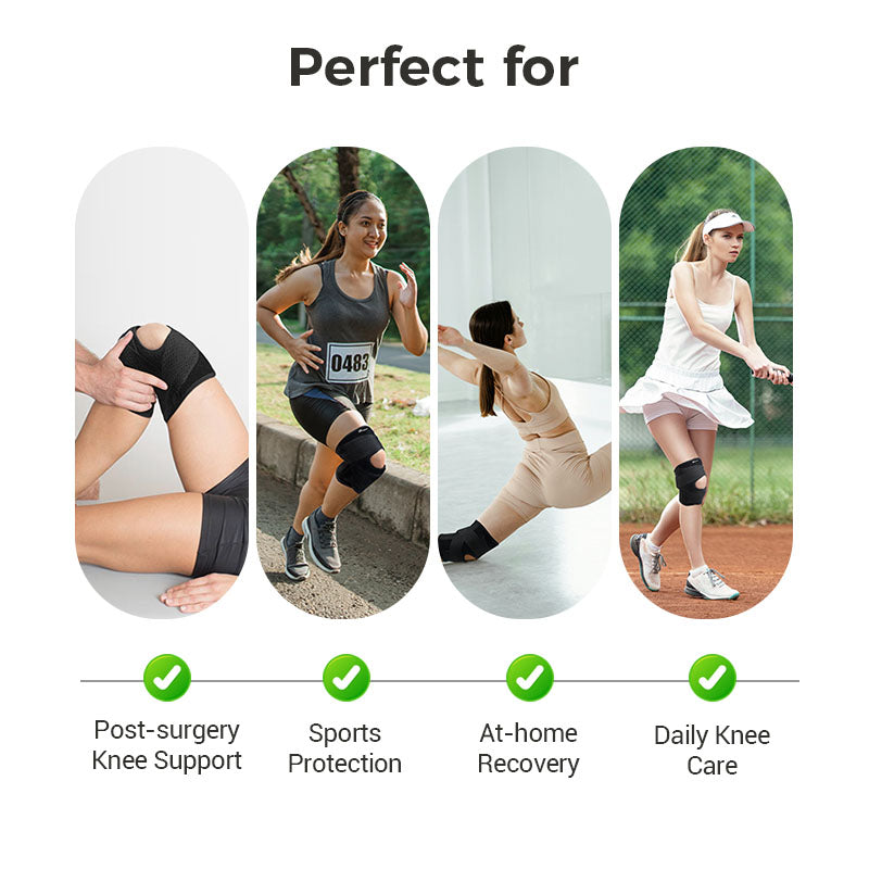FlexiKnee Adjustable Knee Brace — Breathable Open Patella Support
