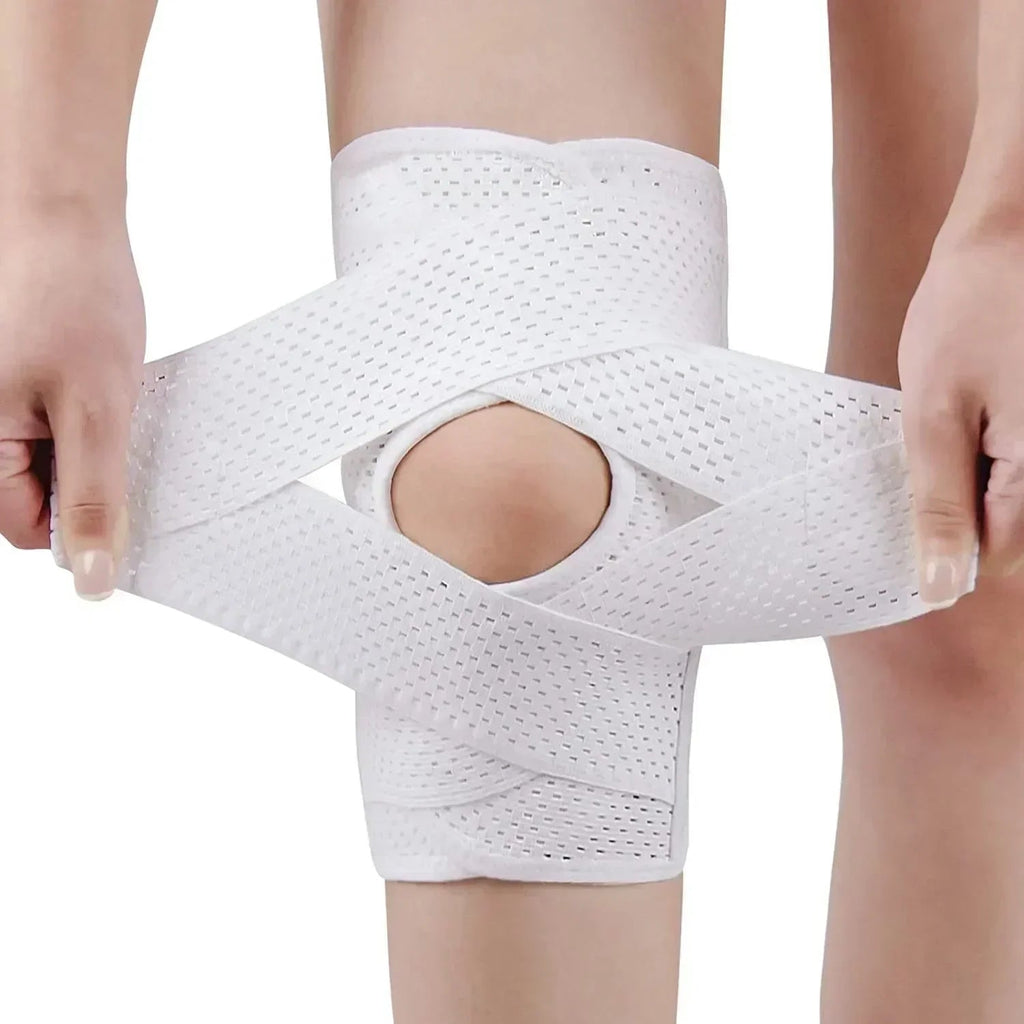 FlexiKnee Adjustable Knee Brace — Breathable Open Patella Support