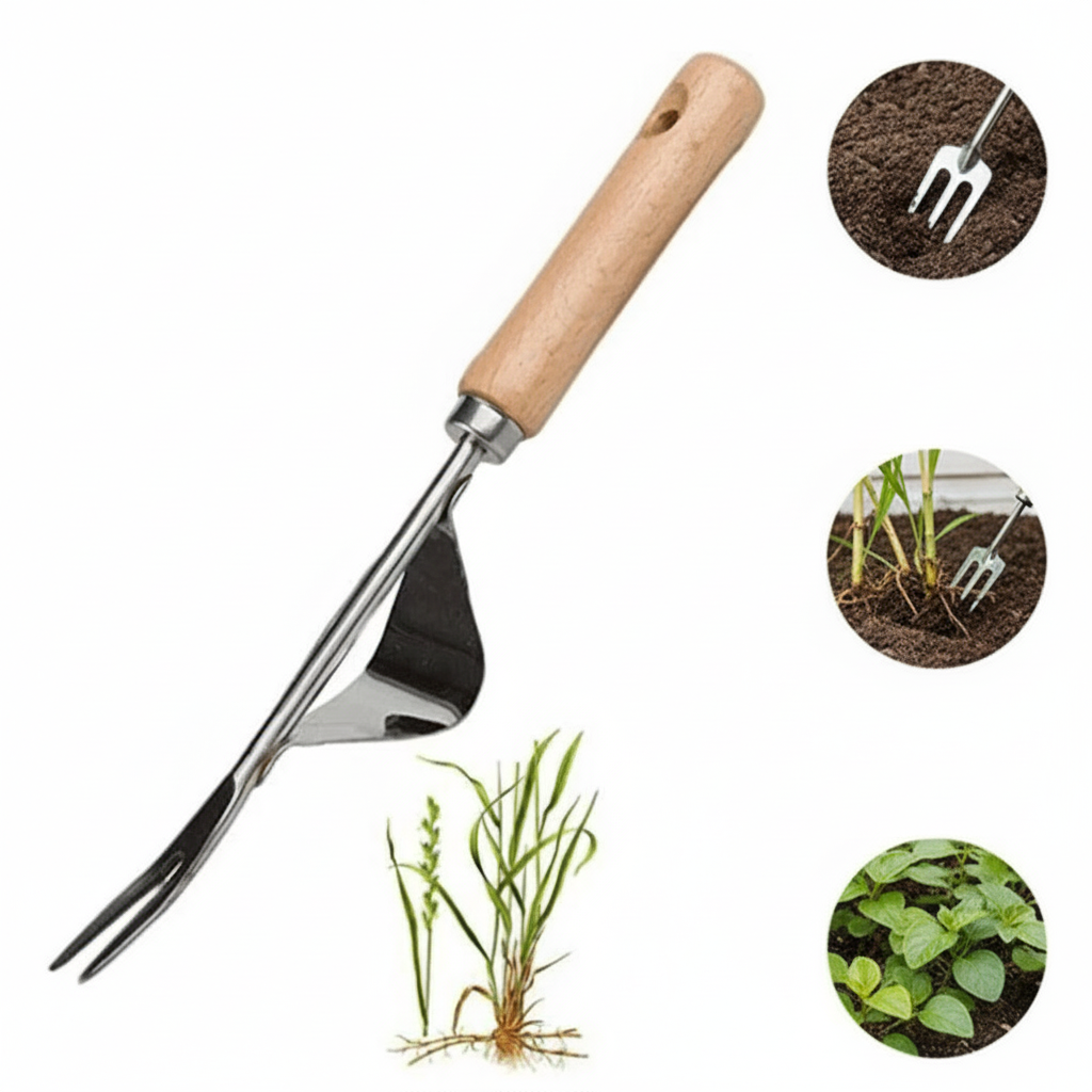 Verdant Grip precisie-onkruidverwijderaar — ergonomisch gevormde handgreep