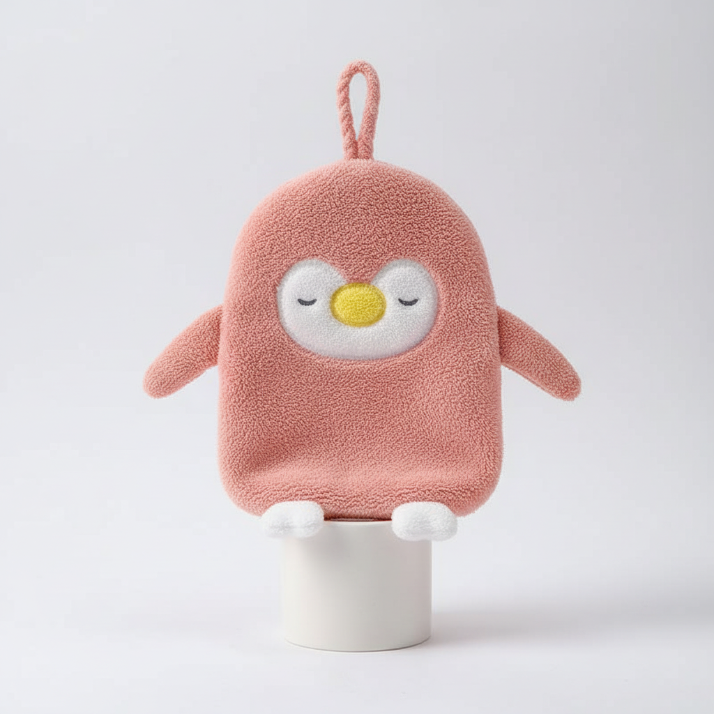 Coral fleece towel - PenguinTowel | ventumra