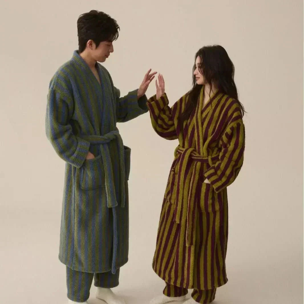 NestEase Cozy Flannel Pajama Set — Two-Piece Matching Loungewear