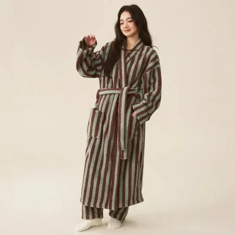 NestEase Cozy Flannel Pajama Set — Two-Piece Matching Loungewear