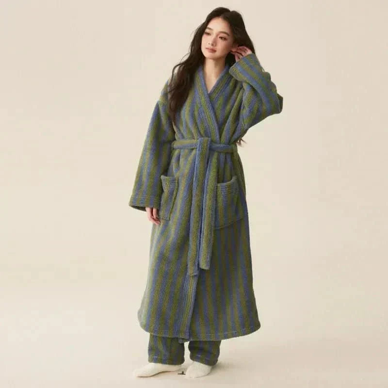 NestEase Cozy Flannel Pajama Set — Two-Piece Matching Loungewear